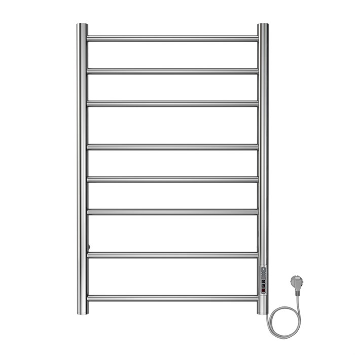 Полотенцесушитель электрический AZARIO PARMA 500/800 8 секций, диммер справа, хром (AZ10858) AZ10858