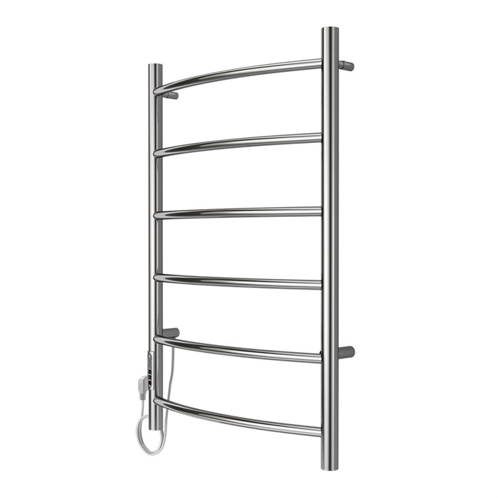 Полотенцесушитель электрический AZARIO VERONA 500/800 6 секций, диммер слева, хром (AZ04758) AZ04758