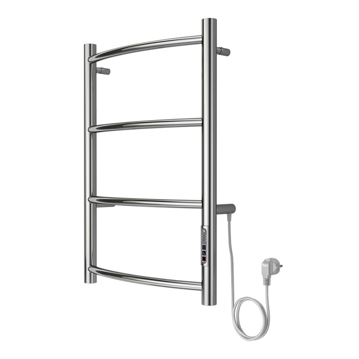 Полотенцесушитель электрический AZARIO VERONA 400/600 4 секции, диммер справа, хром (AZ04846) AZ04846