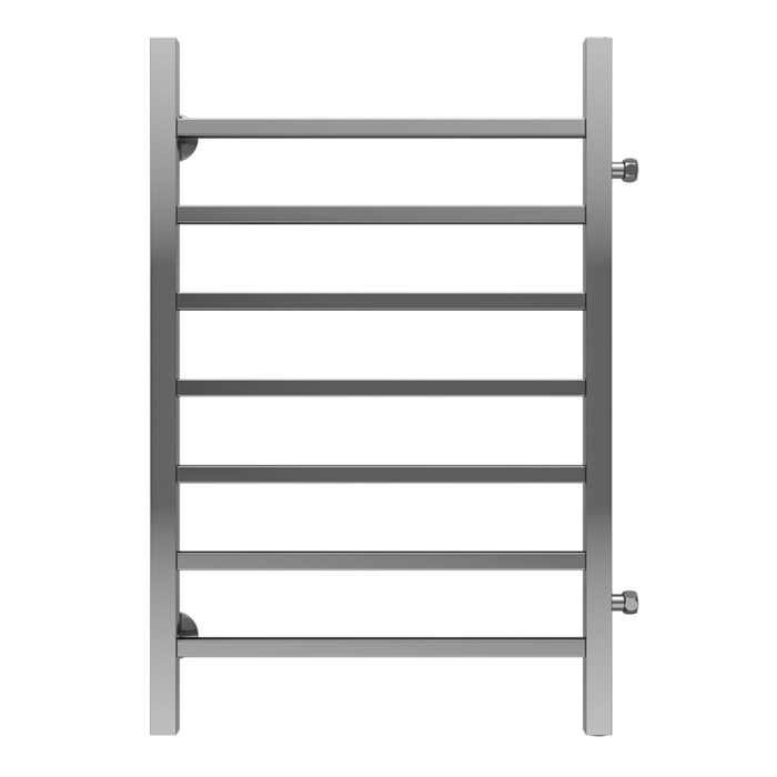 Полотенцесушитель водяной AZARIO ANCONA 500/800 квадрат, 7 секций, боковое подключение, 3/4", хром (AZ71558) AZ71558