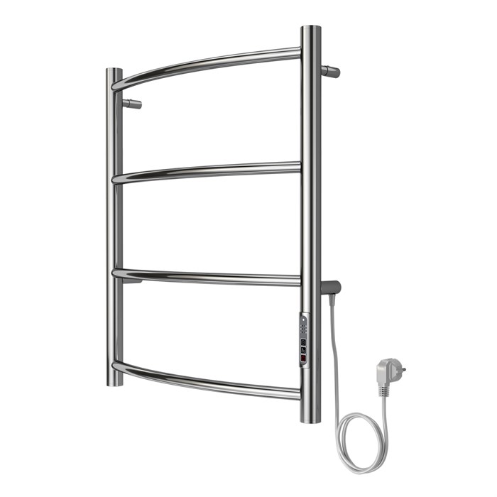 Полотенцесушитель электрический AZARIO VERONA 500/600 4 секции, диммер справа, хром (AZ04856) AZ04856