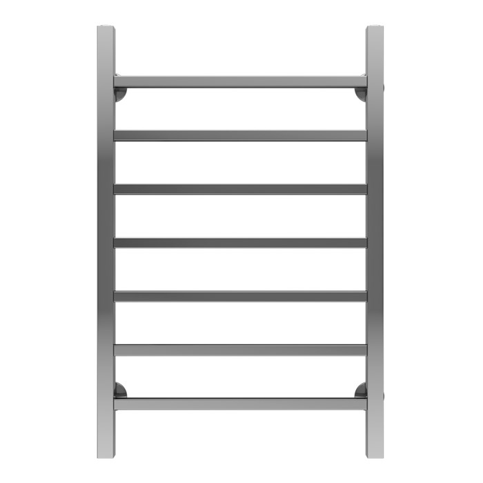 Полотенцесушитель водяной AZARIO ANCONA 500/800 квадрат, 7 секций, нижнее/диагональное подключение, 1/2", хром (AZ75558) AZ75558