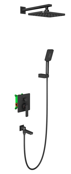 Душевая система встроенная Timo Torne SX-4399/03SM черный SX-4399/03SM