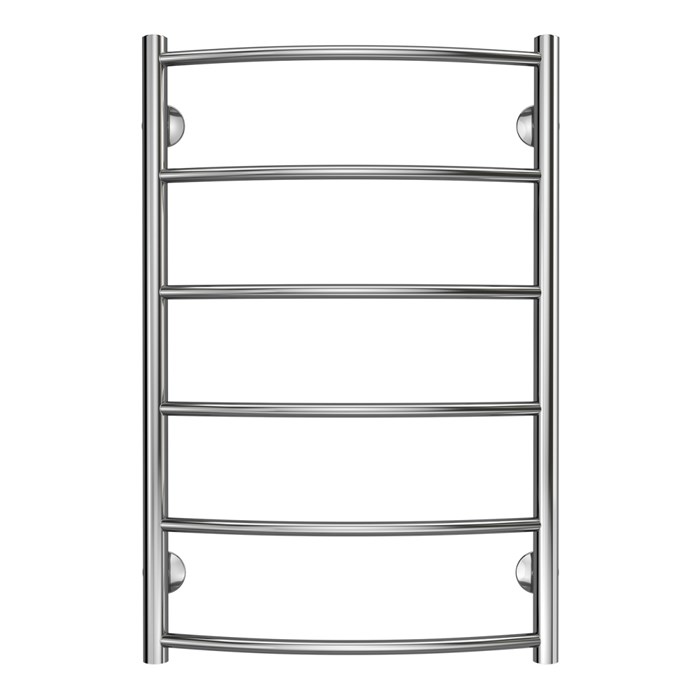Полотенцесушитель водяной AZARIO VERONA 500/800 6 секций, нижнее/диагональное подключение, 1/2", хром (AZ04158) AZ04158