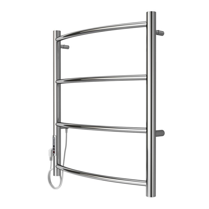 Полотенцесушитель электрический AZARIO VERONA 500/600 4 секции, диммер слева, хром (AZ04756) AZ04756