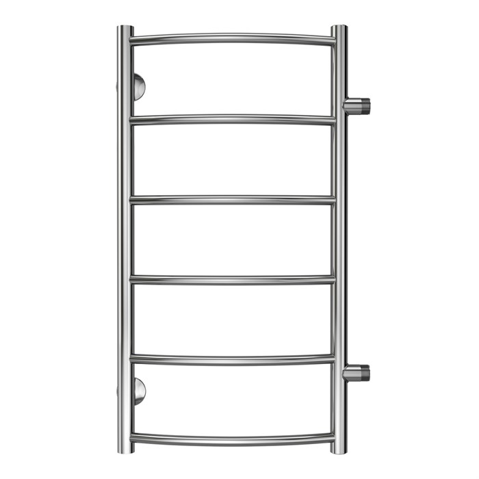 Полотенцесушитель водяной AZARIO VERONA 400/800 6 секций, боковое подключение, 1", хром (AZ04548) AZ04548