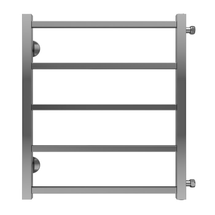 Полотенцесушитель водяной AZARIO ANCONA 500/600 квадрат, 5 секций, боковое подключение, 3/4", хром (AZ71556) AZ71556