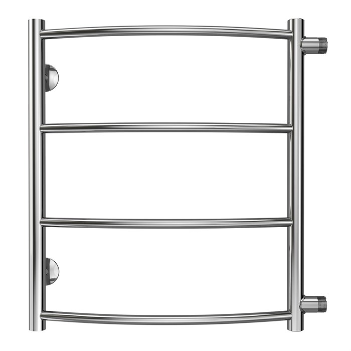 Полотенцесушитель водяной AZARIO VERONA 500/600 4 секции, боковое подключение, 1", хром (AZ04556) AZ04556