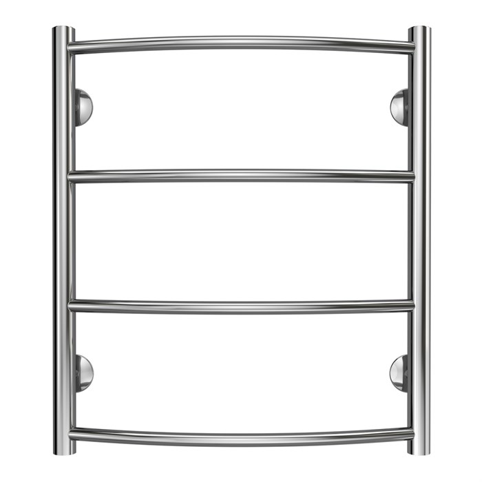 Полотенцесушитель водяной AZARIO VERONA 500/600 4 секции, нижнее/диагональное подключение, 1/2", хром (AZ04156) AZ04156