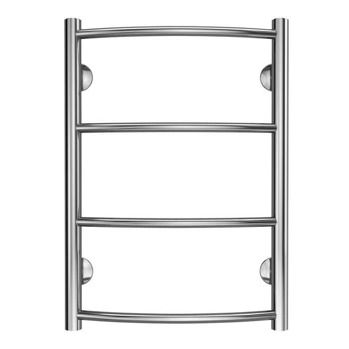 Полотенцесушитель водяной AZARIO VERONA 400/600 4 секции, нижнее/диагональное подключение, 1/2", хром (AZ04146) AZ04146