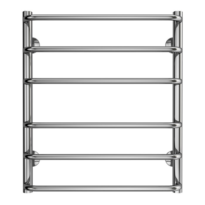 Полотенцесушитель водяной AZARIO FERRARA 500/600 6 секций, нижнее/диагональное подключение, 1/2", хром (AZ09156) AZ09156