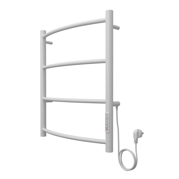 Полотенцесушитель электрический AZARIO VERONA 500/600 4 секции, диммер справа, белый (AZ04856W) AZ04856W