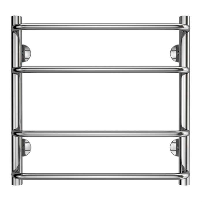 Полотенцесушитель водяной AZARIO FERRARA 500/500 4 секций, нижнее/диагональное подключение, 1/2", хром (AZ09155) AZ09155