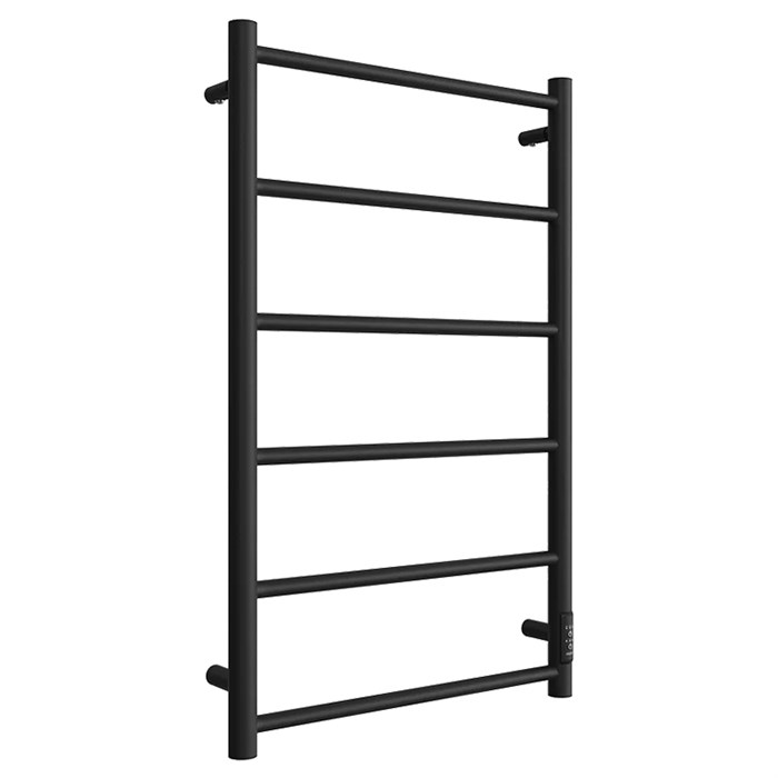 Полотенцесушитель электрический ДВИН J neo 80/50 1"-1/2" К диммер Чёрный матовый (4657763750640) 4657763750640