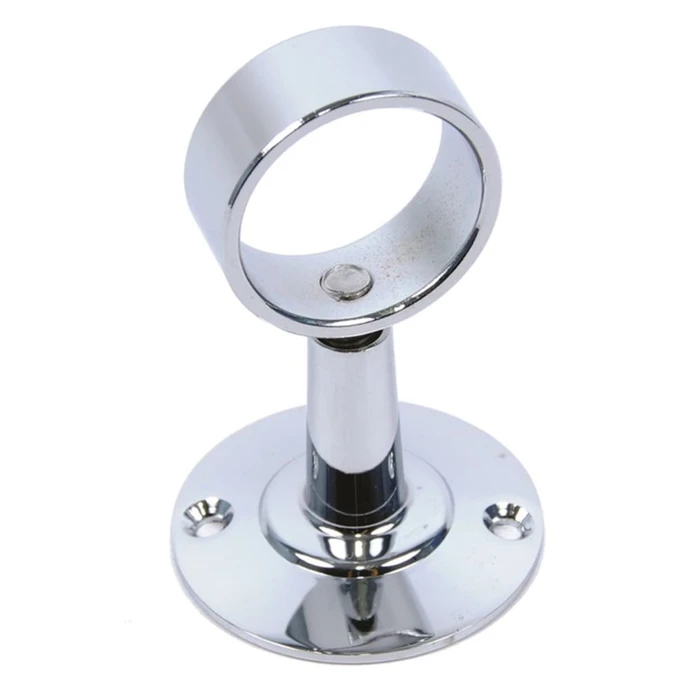 Держатель для п/с с кольцом кругл. 2 отв. 1" железо хром Smart 4630065362483