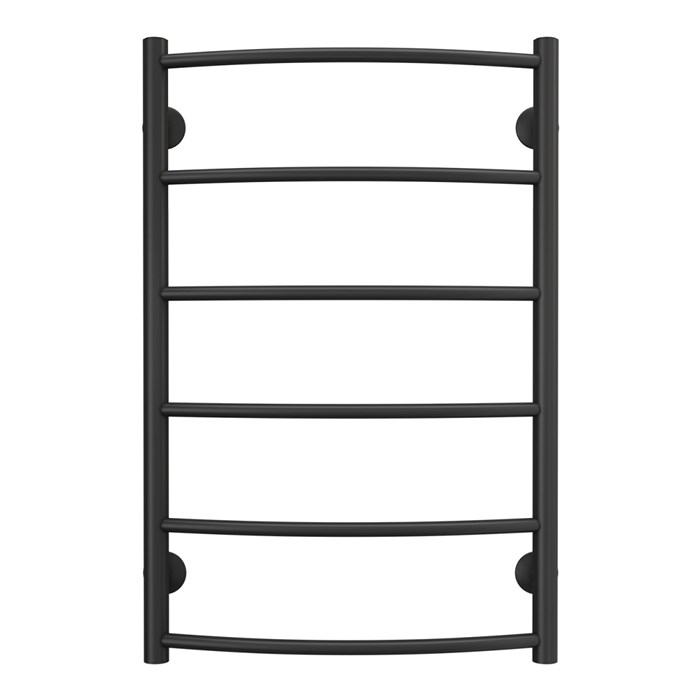 Полотенцесушитель водяной AZARIO VERONA 500/800 6 секций, нижнее/диагональное подключение, 1/2", графит (AZ83875G) AZ83875G