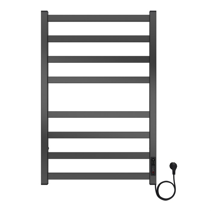 Полотенцесушитель PALERMO 500/800 электрический ГРАФИТ R 8 пер. AZARIO (AZ83903G) AZ83903G