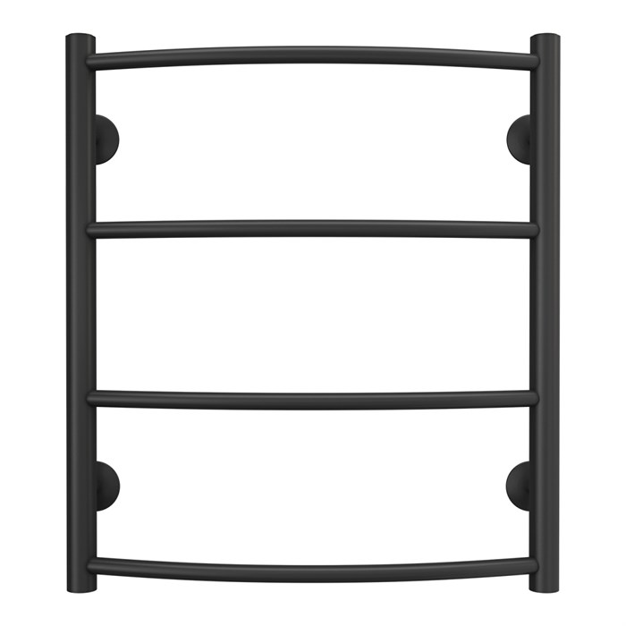 Полотенцесушитель водяной AZARIO VERONA 500/600 4 секции, нижнее/диагональное подключение, 1/2", графит (AZ83913G) AZ83913G