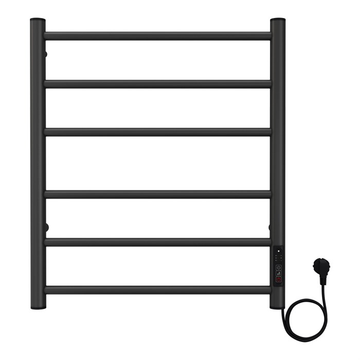 Полотенцесушитель PARMA 500/600 электрический ГРАФИТ R 6 пер. AZARIO (AZ83902G) AZ83902G