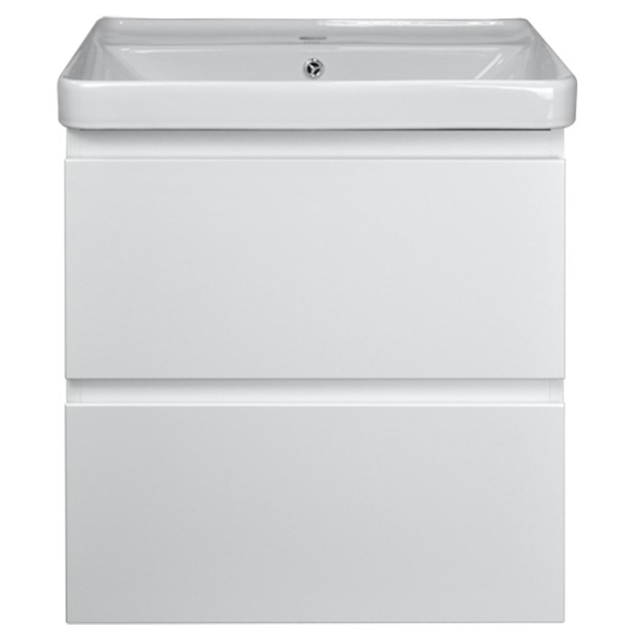 Комплект Azario тумба Мила 60 600х460х670 подвесная с раковиной Monte tx 60 белый (CS00080140) CS00080140