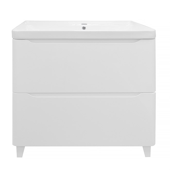 Комплект Тумба Azario LOTOS 80/2 Н 820х475х835 напольная с раковиной Monte 80 (CS00081987) CS00081987