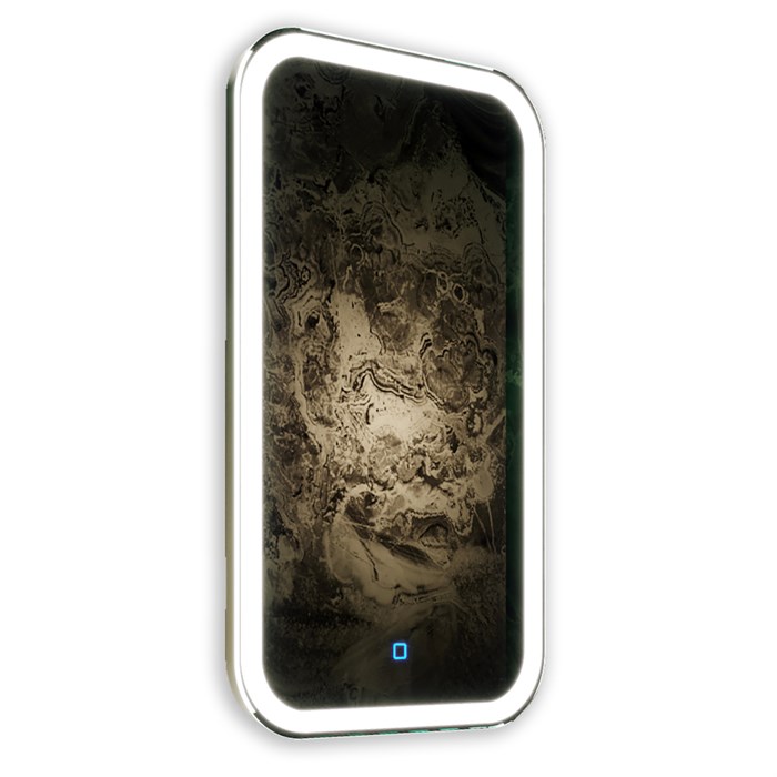 Зеркало AZARIO Мальта 400х700 LED-подсветка с диммером, сенсорный выключатель (ФР-00001372) ФР-00001372