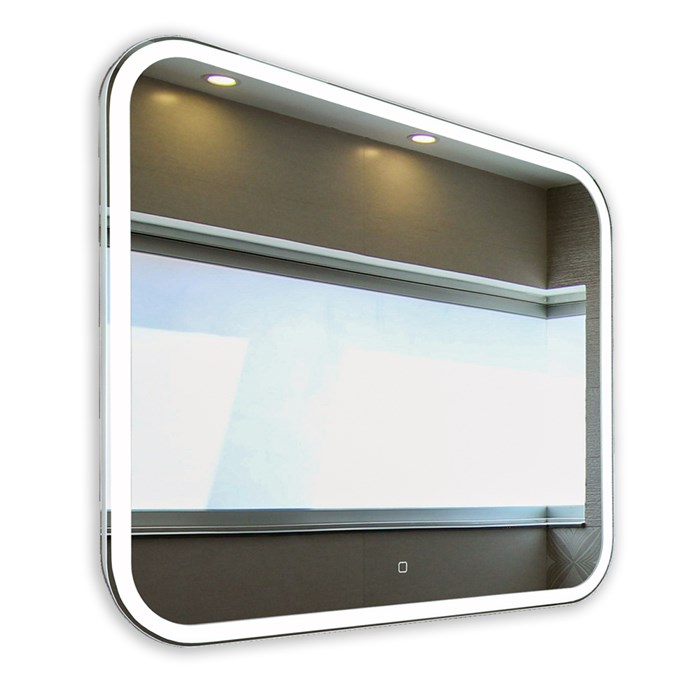 Зеркало AZARIO Стив 1000х800, LED-подсветка с диммером, сенсорный выключатель (ФР-00001304) ФР-00001304