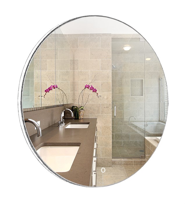 Зеркало Azario Плаза-2 D770 c подсветкой и диммером, сенсорный выключатель, подогрев (LED-00002246) LED-00002246