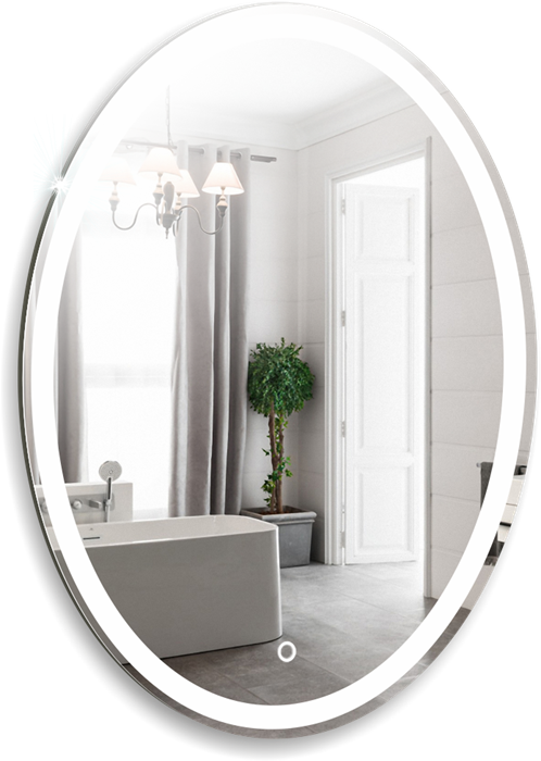 Зеркало AZARIO Италия  570х770 LED-подсветка с диммером, сенсорный выключатель (ФР-00000846) ФР-00000846