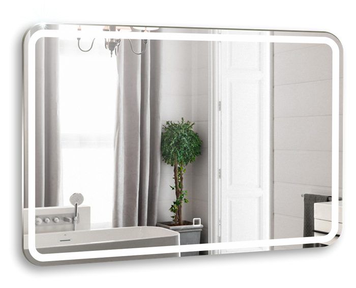 Зеркало AZARIO Давид 800х550 c подсветкой и диммером, сенсорный выключатель (LED-00002533) LED-00002533