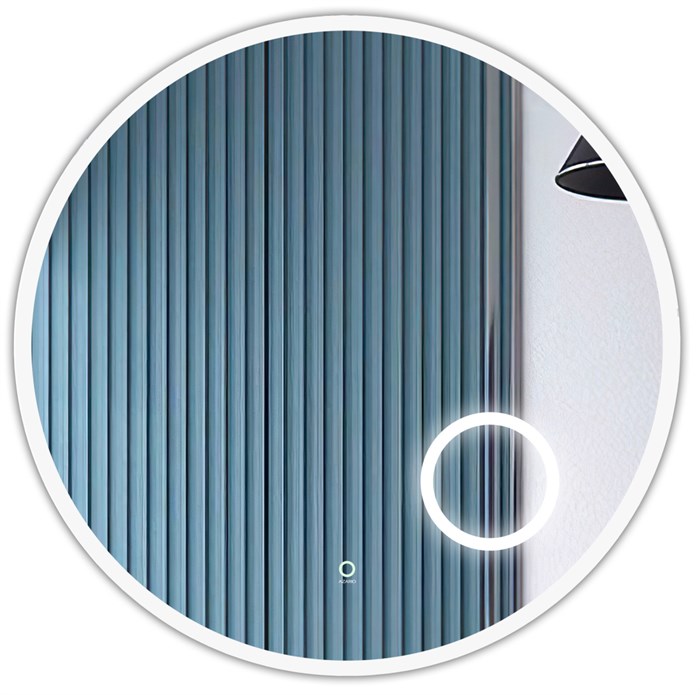 Зеркало AZARIO Talisman D800 с подсветкой, сенсорный выключатель с функцией диммера, алюминиевая рамка (AZ-Z-006ALM) AZ-Z-006ALM