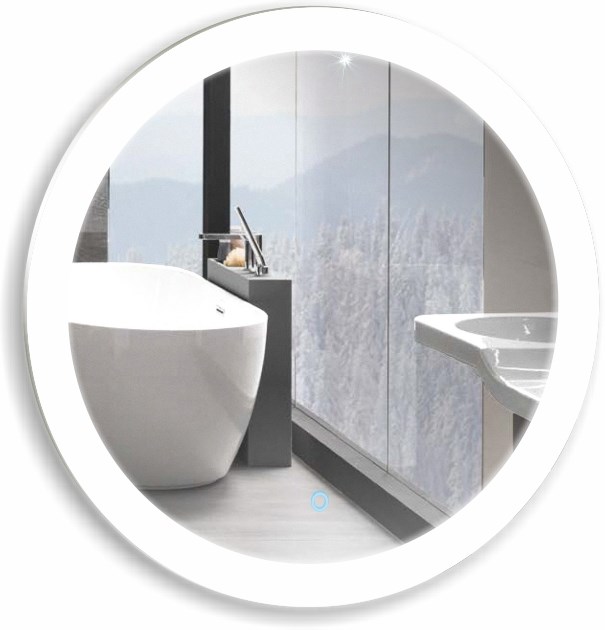 Зеркало AZARIO Перла-2 d770 сенсорный выключатель с функцией диммемра+подогрев (ФР-00001045) ФР-00001045