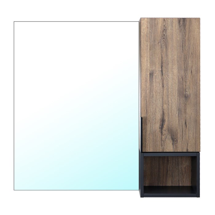 Зеркало-шкаф Azario Gris 90 880х160х800 цвет Дуб Веллингтон (CS00080416) CS00080416