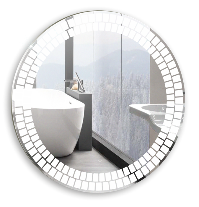 Зеркало AZARIO Армада d1000 c подсветкой и диммером, сенсорный выключатель (LED-00002512) LED-00002512