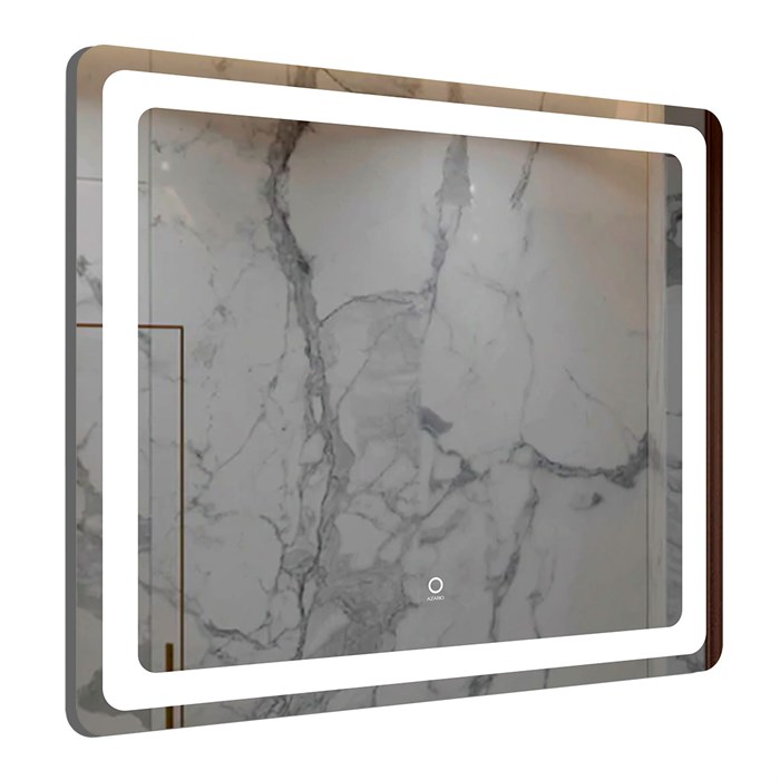 Зеркало AZARIO Dallas 800х700 с подсветкой, сенсорный выключатель с функцией диммера (AZ-Z-044-1CS) AZ-Z-044-1CS