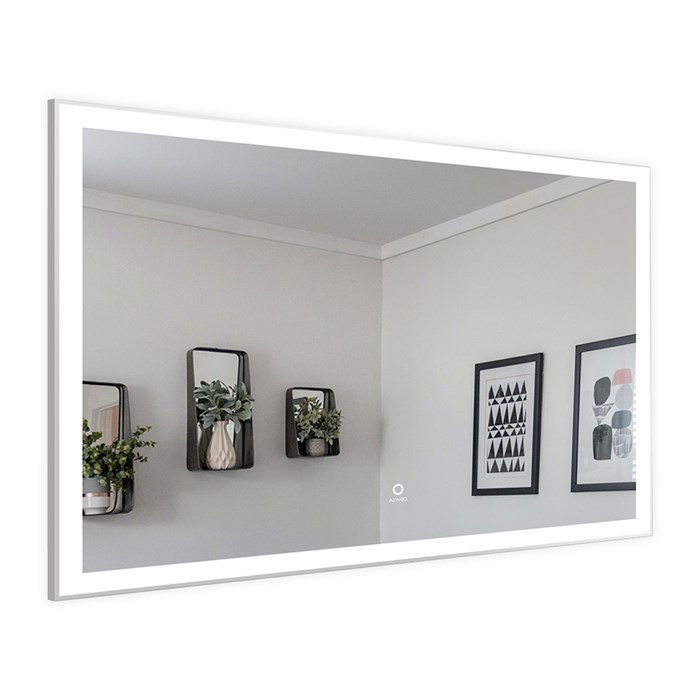 Зеркало AZARIO Havana 1000х700 с подсветкой, сенсорный выключатель с функцией диммера, алюминиевая рамка (AZ-Z-080-1CS) AZ-Z-080-1CS