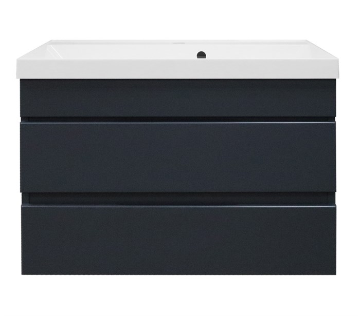 Комплект Azario Тумба Эстима 80/2 795х447х555 подвесная, с раковиной Астория 80, графит (CS00094589) CS00094589