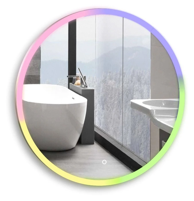 AZARIO зеркало Perla - RGB D770 сенсор выкл, мульти-цвет LED-00002610