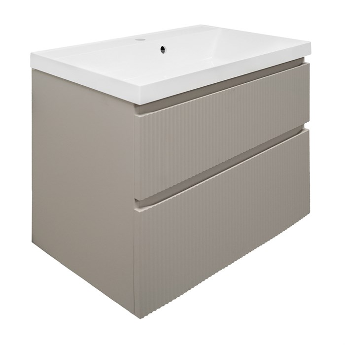 Комплект Azario Тумба Viola 80/2 800х450х650 подвесная с раковиной Астория 80, бежевый (CS00097144) CS00097144