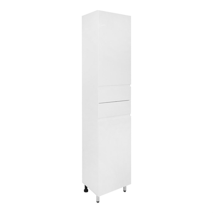 Пенал Azario Эстима 40 400х320х1970 напольный, правый, белый глянец (CS00094559) CS00094559