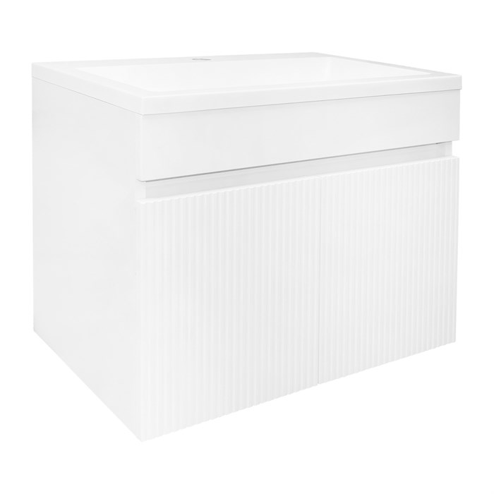 Комплект Тумба Azario Serenada 60 600х400х550 подвесная, с раковиной Люнокс 60, белый (CS00096723) CS00096723