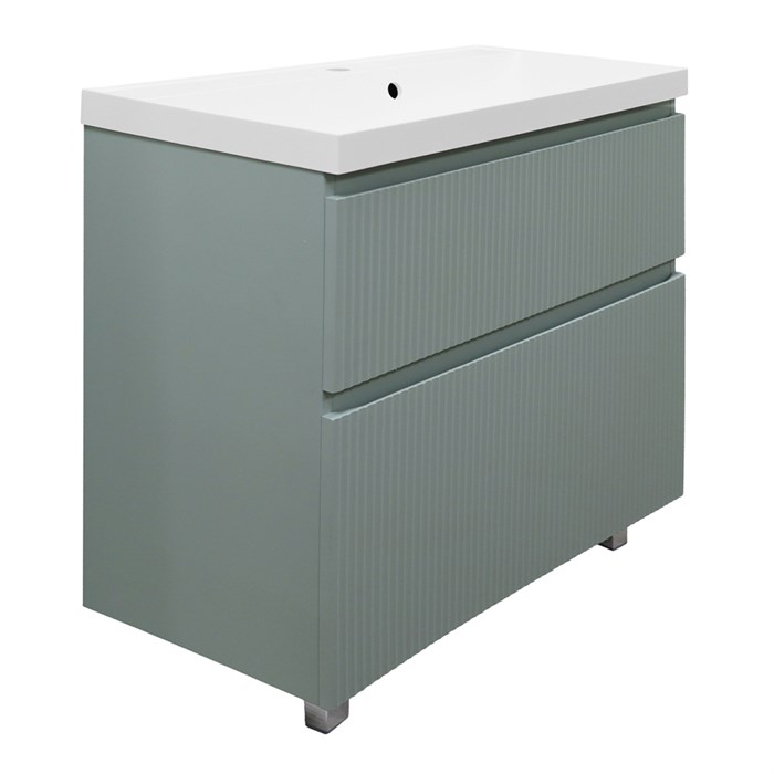 Комплект Azario Тумба Viola 80/2Н 800х450х850 напольная, с раковиной Астория 80, фисташковый (CS00097139) CS00097139