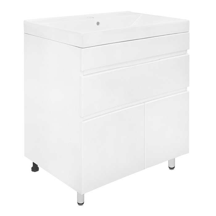 Комплект Azario Тумба Эстима 80/1Н напольная с раковиной Tempo 80 (CS00094636) CS00094636