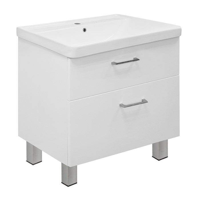 Комплект Тумба Azario Марика 80 Н 800*640*470 напольная с раковиной Fonte 80 (OW-00097237) OW-00097237