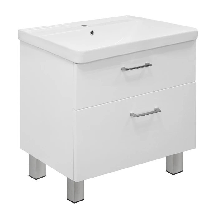 Комплект Тумба Марика 80 Н (800*640*470) напольная с раковиной Fonte 80 OW-00097237