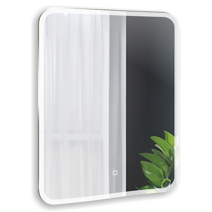 Зеркало AZARIO Stiv - Lite 600х800 сенсорный выключатель с функцией диммера, универсальное крепление (LED-00003101) LED-00003101