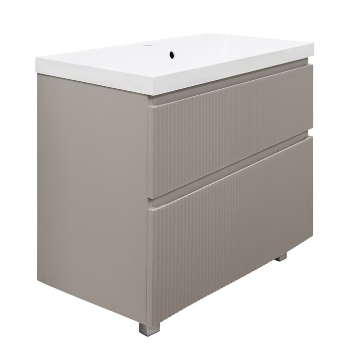 Комплект Azario Тумба Viola 100/2Н 1000х450х850 напольная, с раковиной Астория 100, бежевый (CS00097147) CS00097147