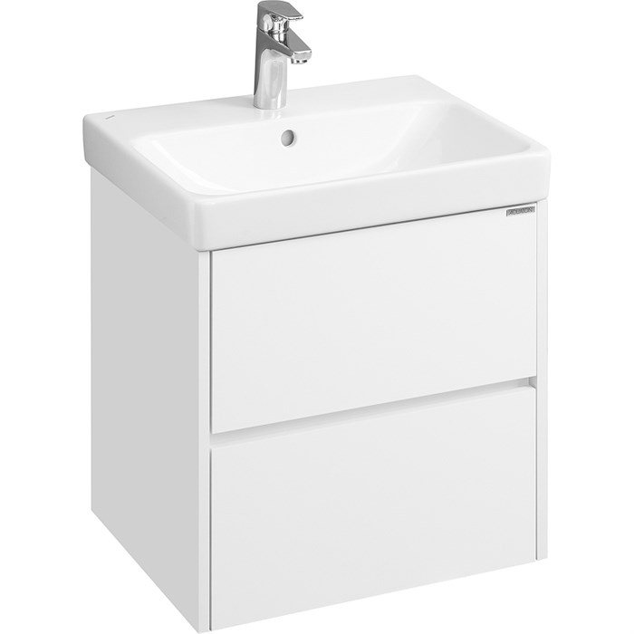 Тумба под раковину Aquaton Сканди 55 532x510x427 подвесная, белая (1A251701SD010) 1A251701SD010
