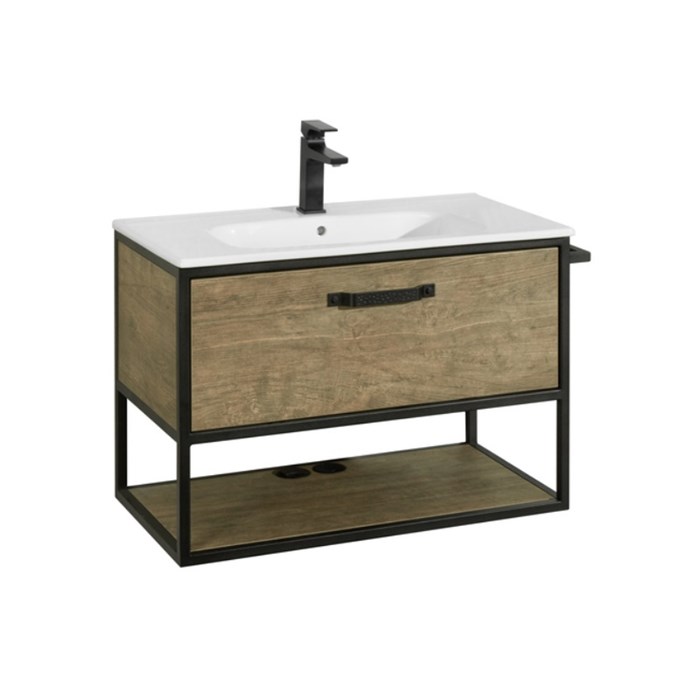 Тумба под раковину AQUATON Лофт Фабрик 80, дуб кантри (1A242401LTDY0) 1A242401LTDY0