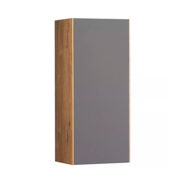 Шкаф AQUATON Сохо подвесной, Дуб Веллингтон/Графит софт (1A258403AJA00) 1A258403AJA00